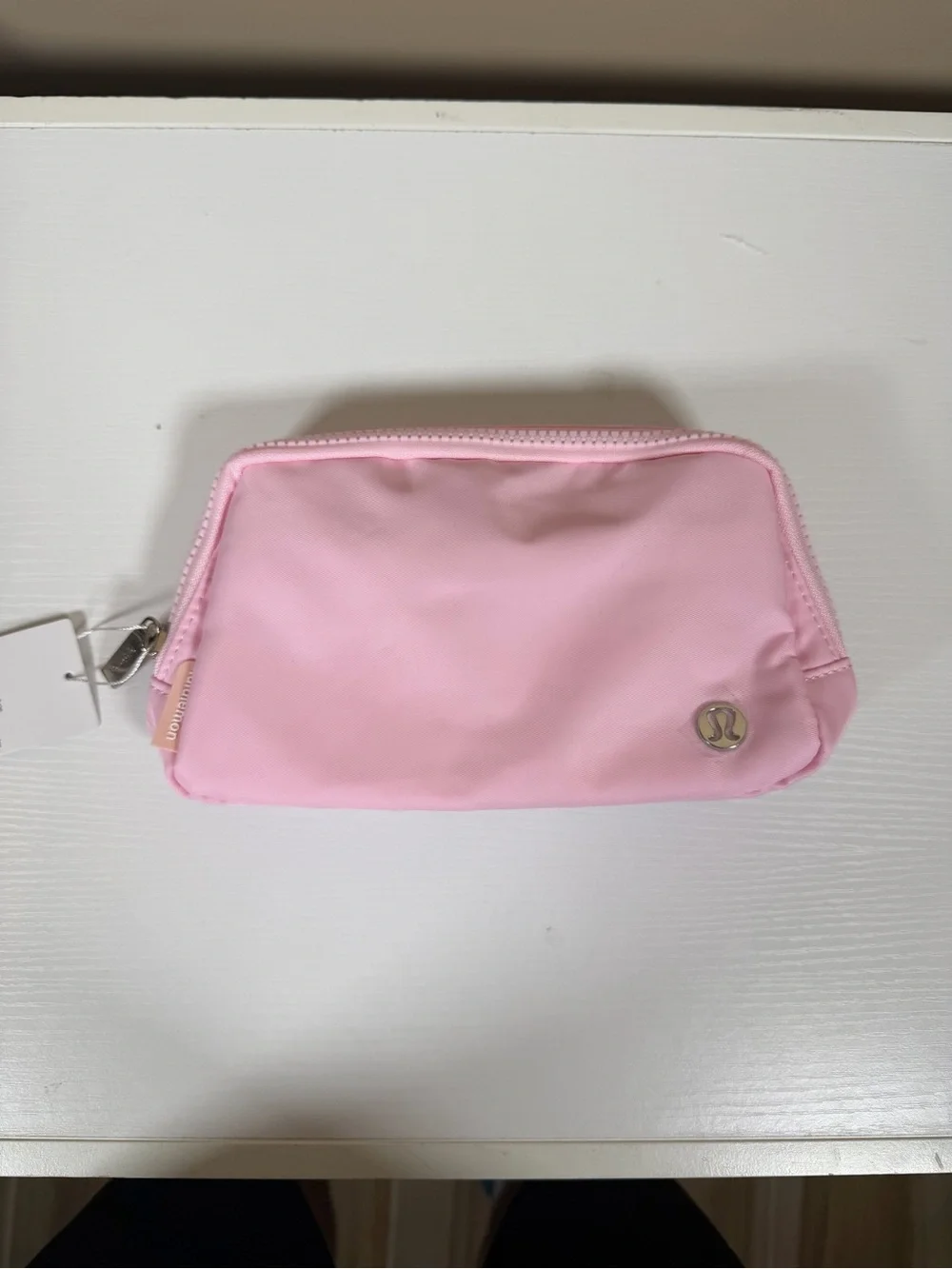 Lulu 1L Belt Bag — Pink / Black